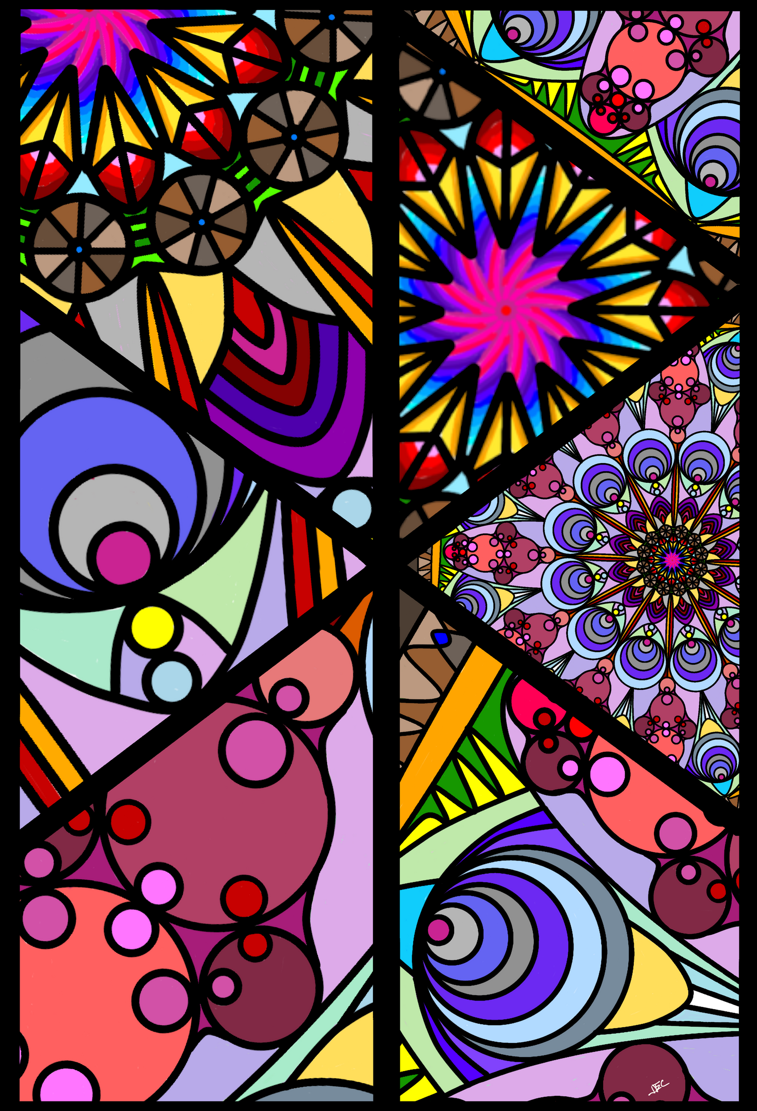 Love Fractured Mandala