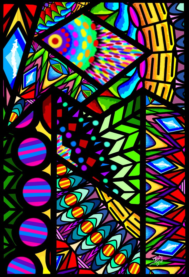 Justice Fractured Mandala