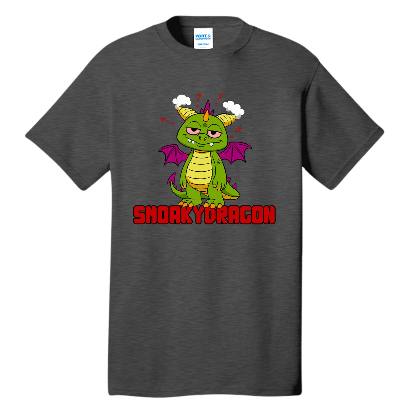 Dark Heather Grey - PC54T - FRONT